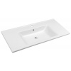 Aqualine Aqualine, ZUNO 100 nábytkové umývadlo 100x45 cm, biela, 9100