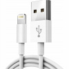 Kábel Alogy USB - Apple Lightning 1 m biely