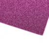 Pro Háčkování Pěnová guma s glitry samolepicí 20x30 fialová, 2 ks