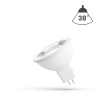 LED žiarovka MR16 12V 4W studená biela so šošovkou, SPECTRUM WOJ14097