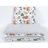 Posteľné obliečky - Farebná posteľná súprava 75 cm x 100 (Minky Set Koyk 75/100 cm+ vankúš 25/35 cm)