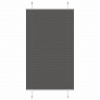 Plisovaná roleta černá 70x150 cm Šířka látky 69,4 cm Polyester Černý 4015137