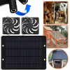 SOLÁRNE NAPÁJANÝ ODSÁVACÍ VENTILÁTOR, 12 V, 10 W, SOLÁRNY PANEL