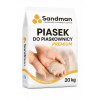 Pieskovisko Sandman biely piesok 20 kg CE (PIESOK DO PIESKOVISKA 20 kg Natural Fine Clean Dry)