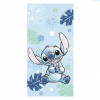Jerry Fabrics Osuška Lilo a Stitch Ohana blue 70x140 cm