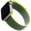 FIXED Nylon Strap na Apple Watch 38 mm/40 mm limetkový FIXNST-436-LIGR