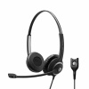EPOS | SENNHEISER IMPACT SC 268 Slúchadlá s mikrofónom Kábel Pres hlavu Kancelária / call centrum Čierna, Strieborná (1000658)