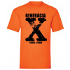 Generácia X - Oranžová , Pánske , S