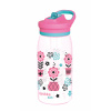 Quokka Plastová fľaša s náustkom Glow Kids 580 ml Melodic Flowers