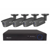 Securia pro Kamerový set NVR4CHV4S-B IP, 4Mpx, 4 kamery, PoE NVR, černá