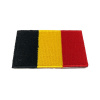 Vlajka, vyšívaná, zažehľovacia, Belgicko