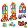 MAGNETICKÉ STAVEBNÉ BLOKY 3D PANELY PRE DETI, EDUKAČNÁ SÚPRAVA 180 DIELOV