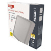 LED prisadené svietidlo NEXXO, štvorcové, biele, 21W, so zmenou CCT