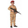 Kostým pre chlapca- Kostým americký vojak Camo 116 cm (Commando Military Outfit Special Forces 116)