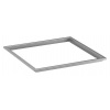 Vstavaný adaptér oneQ 44 x 44 cm / nerezová oceľ / sivá
