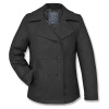 Kabát US PEA COAT wool BLACK - L