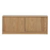 Modulárny TV stolík v dekore duba v prírodnej farbe 110x44 cm Modulair – vtwonen
