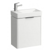 Laufen BASE skrinka pod umývadlo 47x53,1x26,7 cm,1 dvierka ľavé,Biela Lesklá H4021011102611