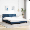 Rám postele bez matrace modrý 180 x 200 cm textil Modrá 3310481