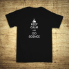 Keep calm and do science, Barva Černá, Velikost 2XL Bezvatriko.cz 108033