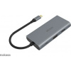 AKASA - externí USB hub - USB typ-C na 9-in-1 AK-CBCA21-18BK