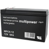 multipower MPC8-12 117747 olovený akumulátor 12 V 8 Ah olovený so skleneným rúnom (š x v x h) 65 x 102 x 151 mm plochý konektor 6,35 mm odolné proti viacerým; 117747
