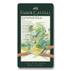 FABER-CASTELL Umelecké pastely Pitt Pastel plechová krabička, 12 farieb
