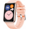 Silikónový remienok FIXED Silicone Strap pre Huawei Watch FIT, ružový