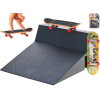 Skateboard 9,5 cm kov s rampou - VÝPREDAJ