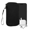 kwmobile univerzální pouzdro na mobil, neopren, černá (Univerzální pouzdro na mobil kwmobile - ochranný obal pro smartphone, neopren, černá)