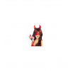 Devil čertovský set s maskou - červený