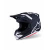 prilba SM7 DASHER ALPINESTARS čierna/biela/matná 2026 Veľkosť: S
