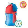 Philips AVENT Hrnček 200 ml Bendy s ohybnou slamkou chlapec+darček PETITE&MARS Miska 6m+