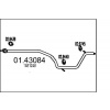 Výfukové potrubie MTS 01.43084