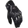 LS2 SPARK 2 LEATHER MAN GLOVES BLACK WHITE - XL