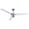 CasaFan TRISTAR-Z 120 CH Flügel Chrom stropný ventilátor, 59 W, (Ø x v) 122 cm x 270 mm, chróm, 312011; 312011