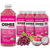 6x OSHEE Vitamínová voda vitamíny a minerály hrozno - dragonfruit 1100 ml