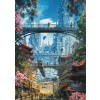 HEYE Puzzle Future Cities: Obchodný okrsok 1000 dielikov