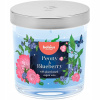 Bolsius Floral Fusion Pivonka a Čučoriedka 80/72 mm
