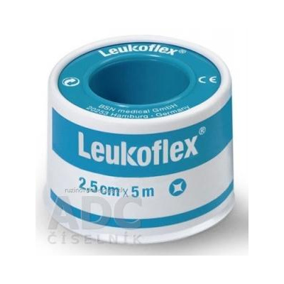 BSN Medical GmbH LEUKOFLEX náplasť na cievke, 2,5cm x 5m, 1x1 ks