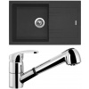 Set Sinks (dřez Linea 780 Granblack 30 + baterie Legenda S Chrom - lesklý) LI78030NLESCL