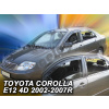 Deflektory na okná pre Toyota Corolla E12, 4ks