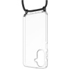 FIXED Pure Neck kryt s čiernou šnúrkou na krk pre Samsung Galaxy A26 5G FIXPUN2-1501-BK