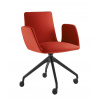 LD SEATING Otočné konferenčné kreslo HARMONY MODERN 870 F95-BL s kolieskami