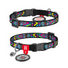 WAUDOG Obojok cat nylon India 20-30 cm/1 cm