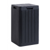 Toomax Odpadkový kôš záhradný plastový RIO GARDEN 80 l grafitový