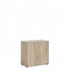 Policová skriňa BASIC, so zámkom, 80x40x76,5cm, dub Somona