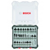 BOSCH Sada frézovacích bitov, 30 ks, zmiešané, 6 mm driek 2607017474