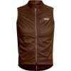Cyklistická vesta Pas Normal Studios Essential Insulated Gilet - Light Brown XL