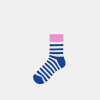 Hysteria Dámske modro-biele ponožky Happy Socks Verna // kolekcia Hysteria
